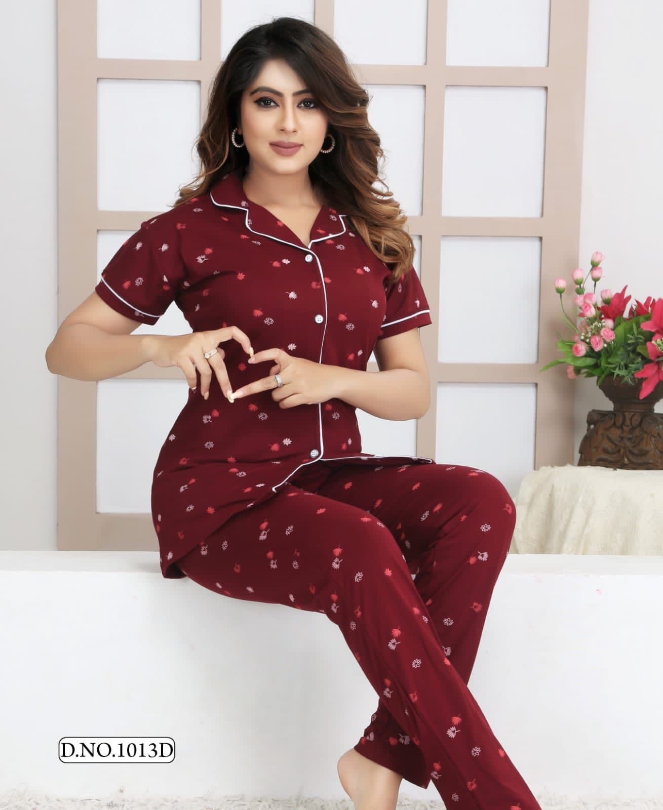 Fashion Talk Vol 1013 Printed Night Suits Catalog
